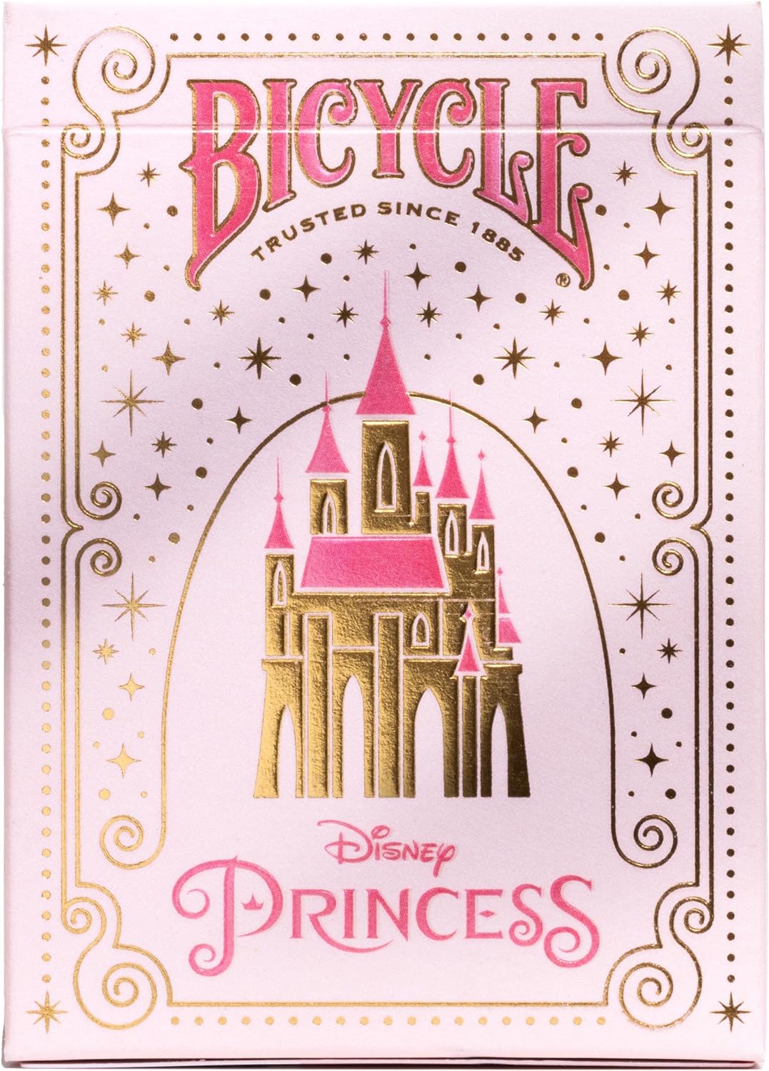 Bicycle Princess Pink & Navy Disney Playing Cards, Pink or Blue, Colours May Vary - 1 Deck, Air Cushion Finish, Professional, Superb Handling & Durability, Great Gift For Card Collectors