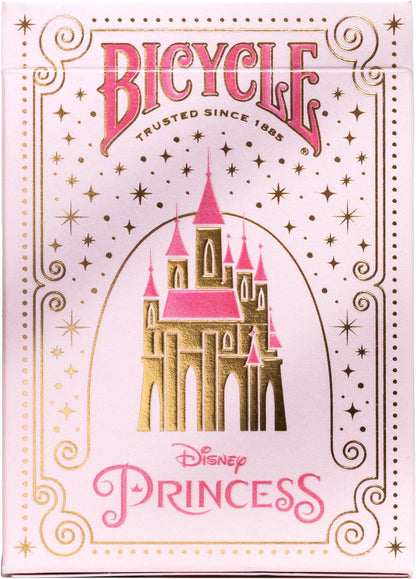 Bicycle Princess Pink & Navy Disney Playing Cards, Pink or Blue, Colours May Vary - 1 Deck, Air Cushion Finish, Professional, Superb Handling & Durability, Great Gift For Card Collectors