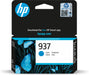 HP 937 4S6W2NE, Cartuccia Originale 800 Pagine, Compatibile con le Stampanti OfficeJet Pro 9110, 9120, 9130, 9720 e 9730