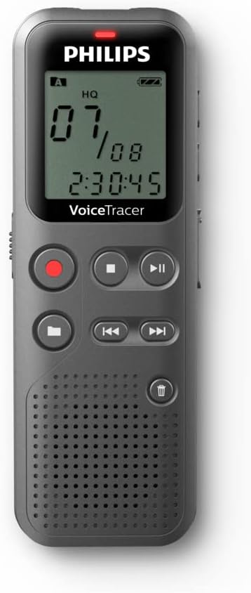 Philips DVT1120 Digital Voice Tracer 8 GB