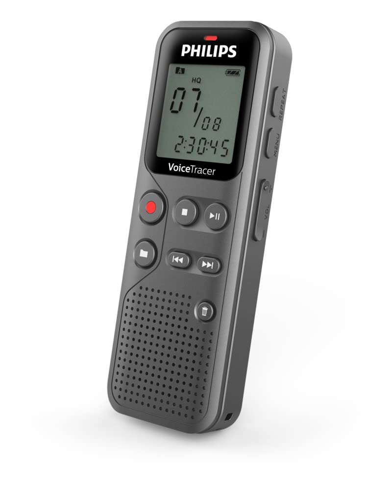 Philips DVT1120 Digital Voice Tracer 8 GB