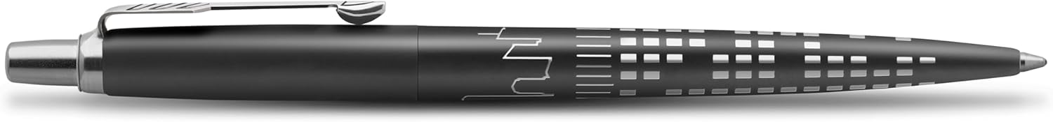 PARKER Jotter Ballpoint Pen, Special Edition, NYC Black CT, Medium Point with Blue Ink, Gift Box