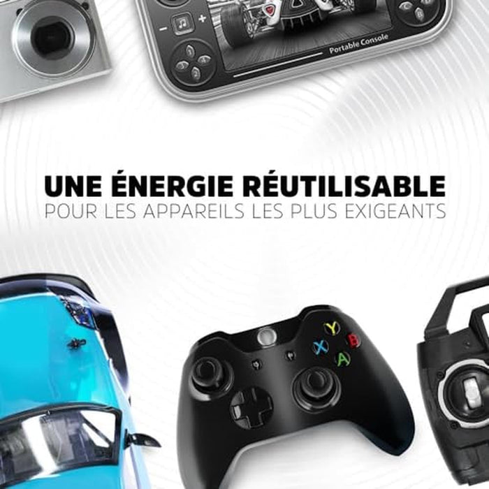 Energizer NimH Extreme Micro Rechargeable Battery 1.2 Volt 800 mAh Pre-Charged Pack of 2