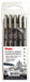 Pentel S20P Pointliner, fineliner black pocket 5 pcs (tip 0.05-0.1 - 0.3-0.5 - 0.8 mm) 1 Unità (Confezione da 5)