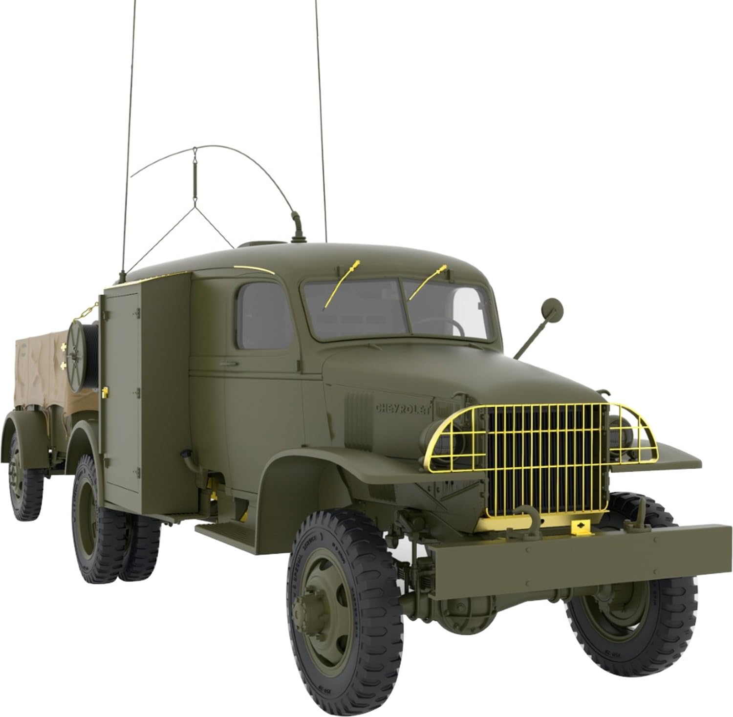 Miniart MIN35418 Scale Model kit, Molded Color