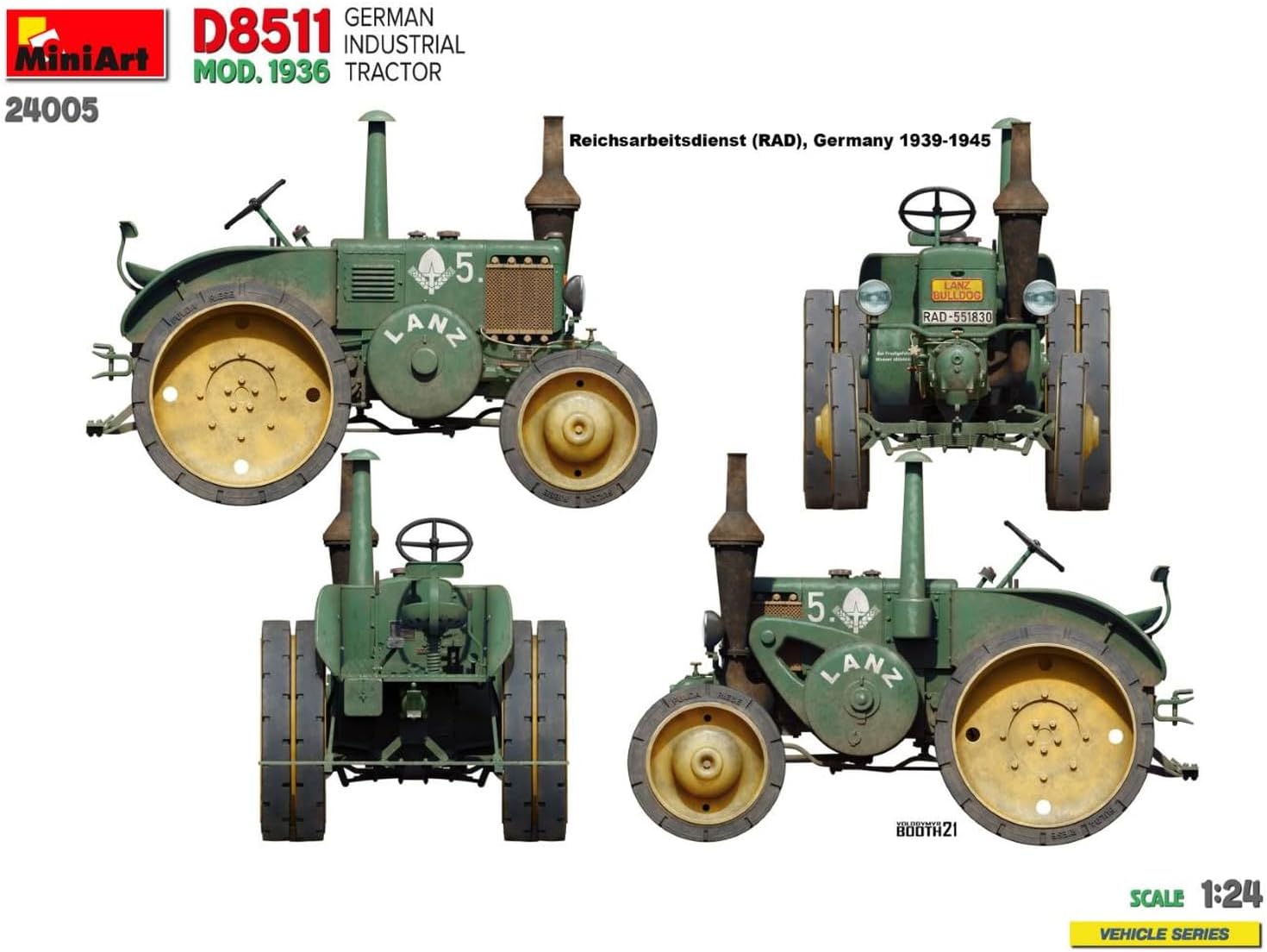 Miniart MIN24005 Scale Model, Unpainted