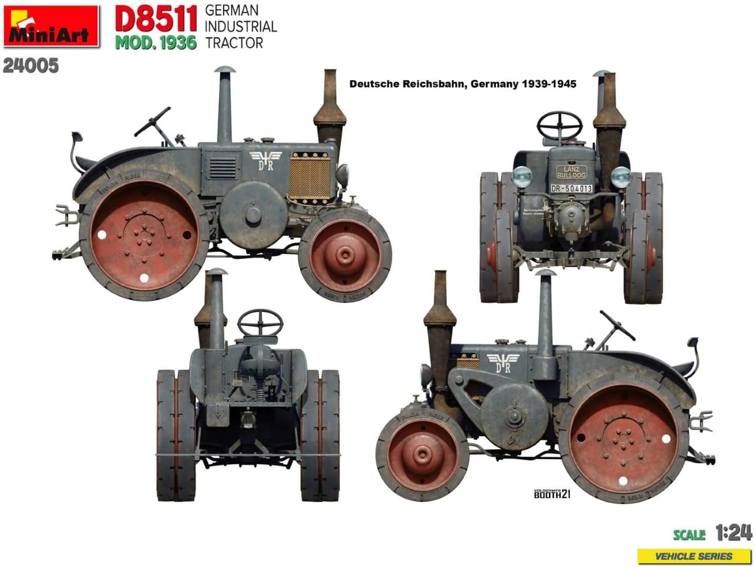 Miniart MIN24005 Scale Model, Unpainted