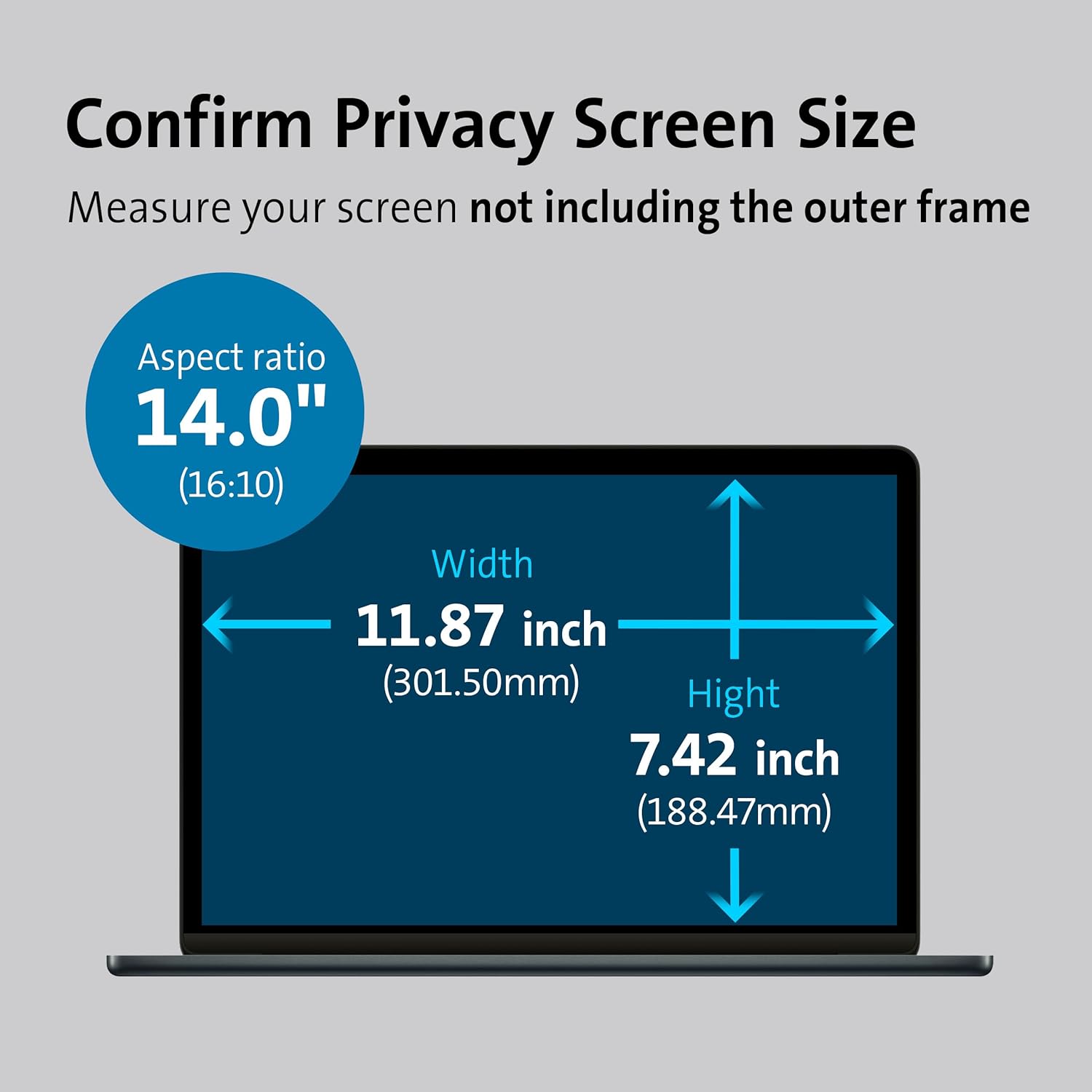 Magpro Magnetic Privacy 14In Laptop - 16:10