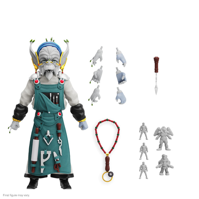 Super7 ULTIMATES! Mighty Morphin Power Rangers Finster - 7" Power Rangers Action Figure with Accessories Classic TV Show Collectibles