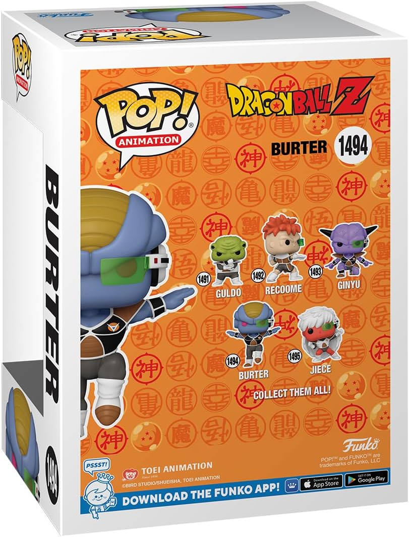 Funko POP! Animation: Dragon Ball Z - Burter - Collectable Vinyl Figure - Gift Idea - Official Merchandise - Toys for Kids & Adults - Anime Fans - Model Figure for Collectors and Display