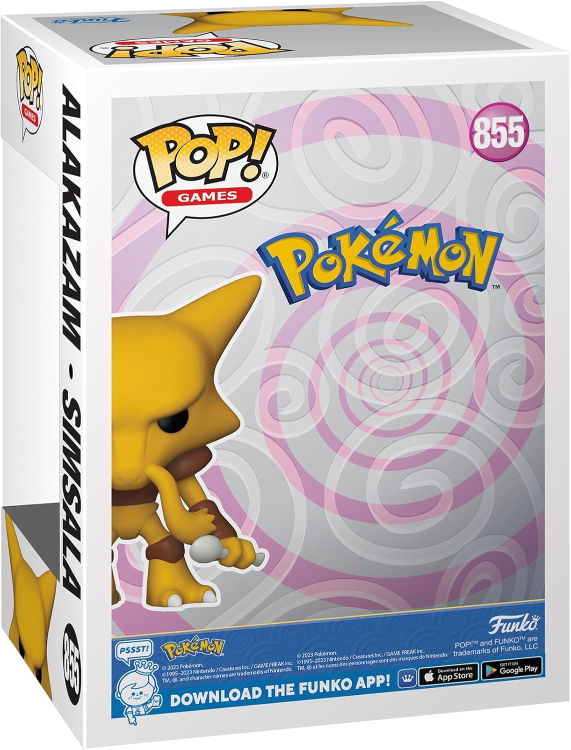 Funko POP! Games: Pokemon - Abra - Alakazam - Collectable Vinyl Figure - Gift Idea - Official Merchandise - Toys for Kids & Adults - Video Games Fans - Model Figure for Collectors and Display