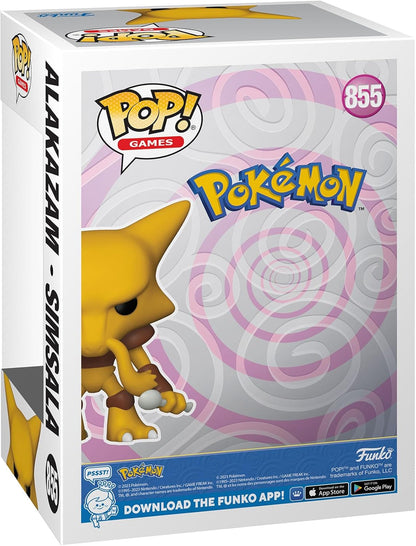 Funko POP! Games: Pokemon - Abra - Alakazam - Collectable Vinyl Figure - Gift Idea - Official Merchandise - Toys for Kids & Adults - Video Games Fans - Model Figure for Collectors and Display