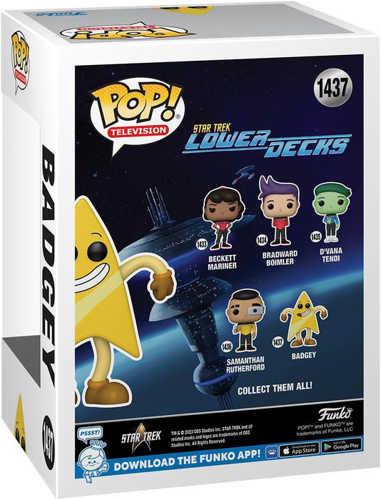 Funko POP! TV: Star Trek LD - Badgey - Star Trek Lower Decks - Collectable Vinyl Figure - Gift Idea - Official Merchandise - Toys for Kids & Adults - Cartoons Fans - Model Figure for Collectors