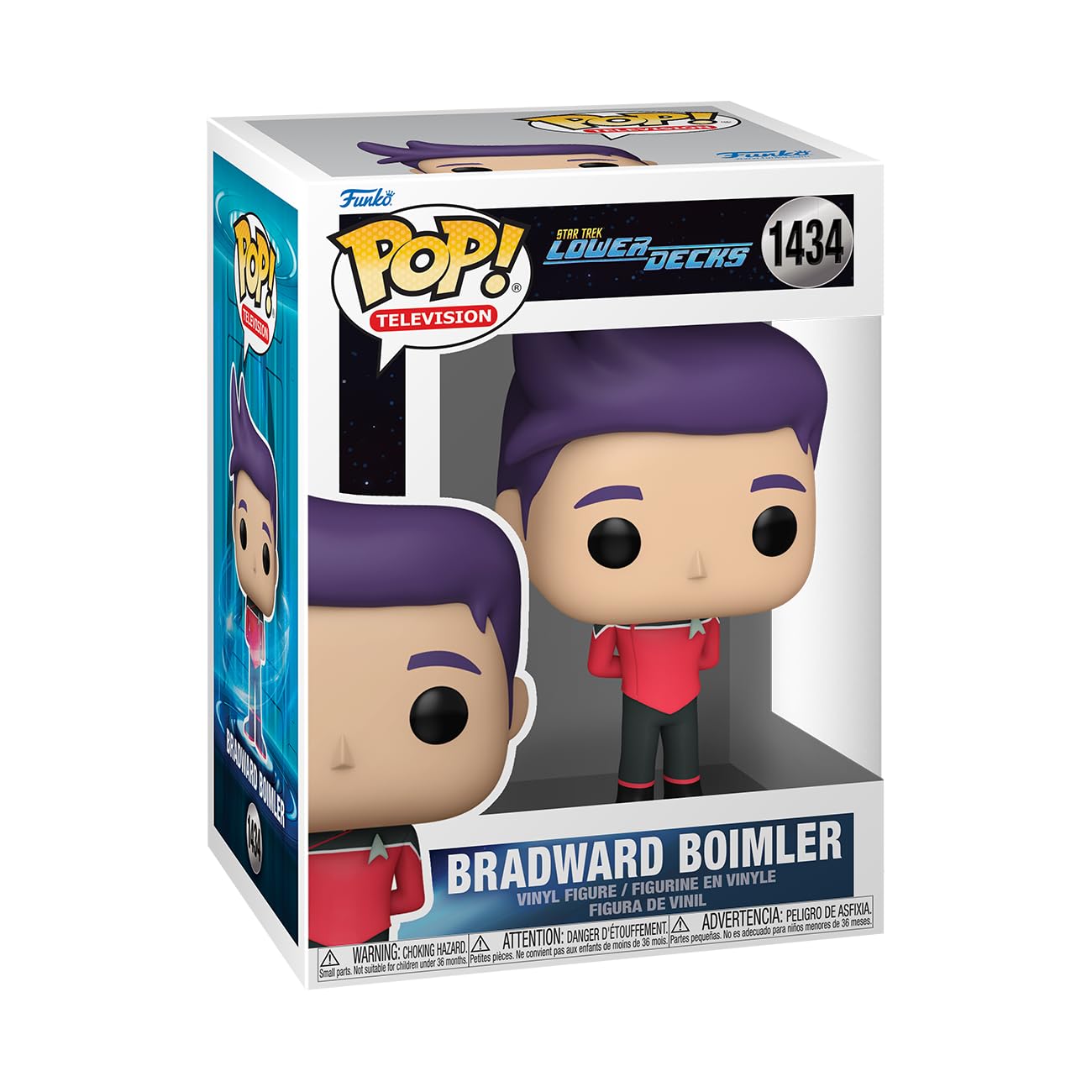 Funko POP! TV: Star Trek LD - Bradward Boimler - Star Trek Lower Decks - Collectable Vinyl Figure - Gift Idea - Official Merchandise - Toys for Kids & Adults - Cartoons Fans