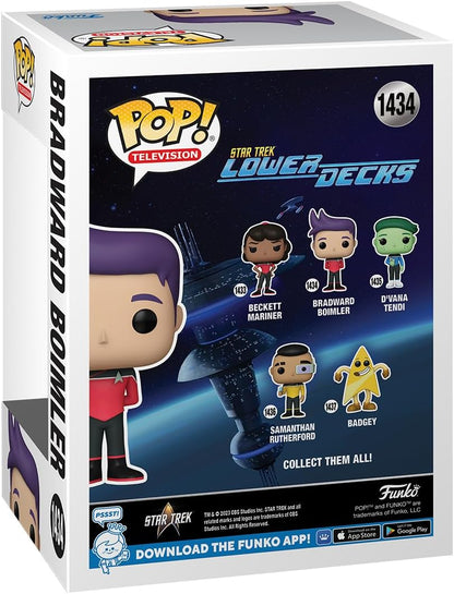Funko POP! TV: Star Trek LD - Bradward Boimler - Star Trek Lower Decks - Collectable Vinyl Figure - Gift Idea - Official Merchandise - Toys for Kids & Adults - Cartoons Fans
