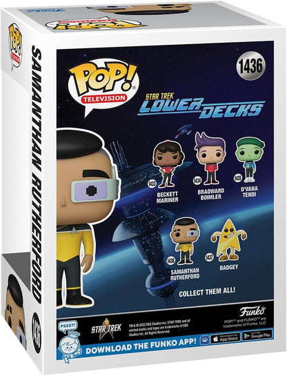 Funko POP! TV: Star Trek LD - Samanthan Rutherford - Star Trek Lower Decks - Collectable Vinyl Figure - Gift Idea - Official Merchandise - Toys for Kids & Adults - Cartoons Fans