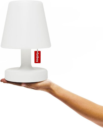 Fatboy Rechargeable Table Lamp Edison The Petit - Rechargeable Night Light - Dimmable Desk Lamp - Wireless Bedroom Lamp - Cordless Lamp for Bedroom, Living Room, Camping, Kids