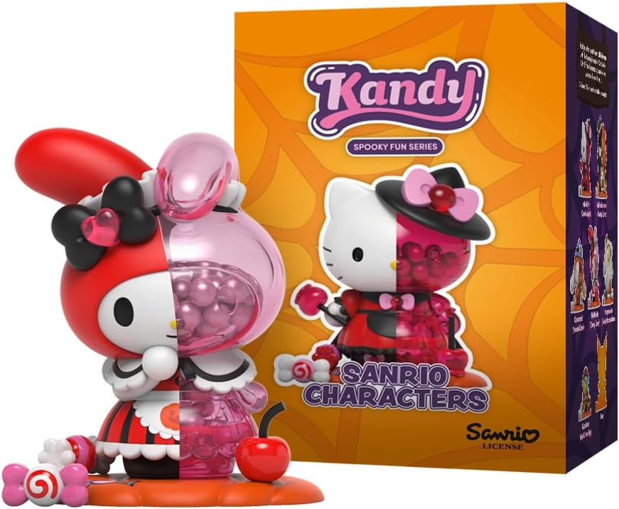 Mighty Jaxx Kandy x Sanrio Spooky Fun | Figura da collezione con scatola a sorpresa | un carattere casuale