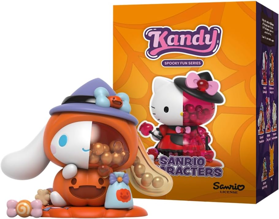 Mighty Jaxx Kandy x Sanrio Spooky Fun | Figura da collezione con scatola a sorpresa | un carattere casuale