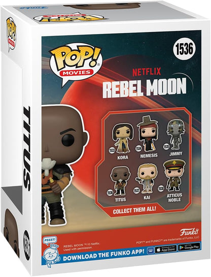 Funko Pop! Movies: Rebel Moon - Titus - Collectable Vinyl Figure - Gift Idea - Official Merchandise - Toys for Kids & Adults - Movies Fans - Model Figure for Collectors and Display