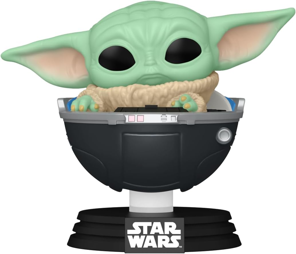Funko Pop! Vinyl: Star Wars: The Mandalorian S9 - Grogu (The Child, Baby Yoda) - Vinyl-Sammelfigur - Geschenkidee - Offizielle Handelswaren - Spielzeug Für Kinder und Erwachsene - TV Fans