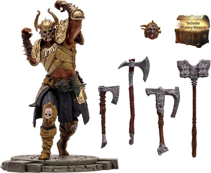 McFarlane Toys - Diablo IV Upheaval Barbarian (Rare) 1:12 Scale Posed Figure
