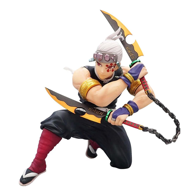 Furyu Demon Slayer: Kimetsu No Yaiba - Statuetta in PVC Noodle Stopper Uzui Tengen, 15 cm