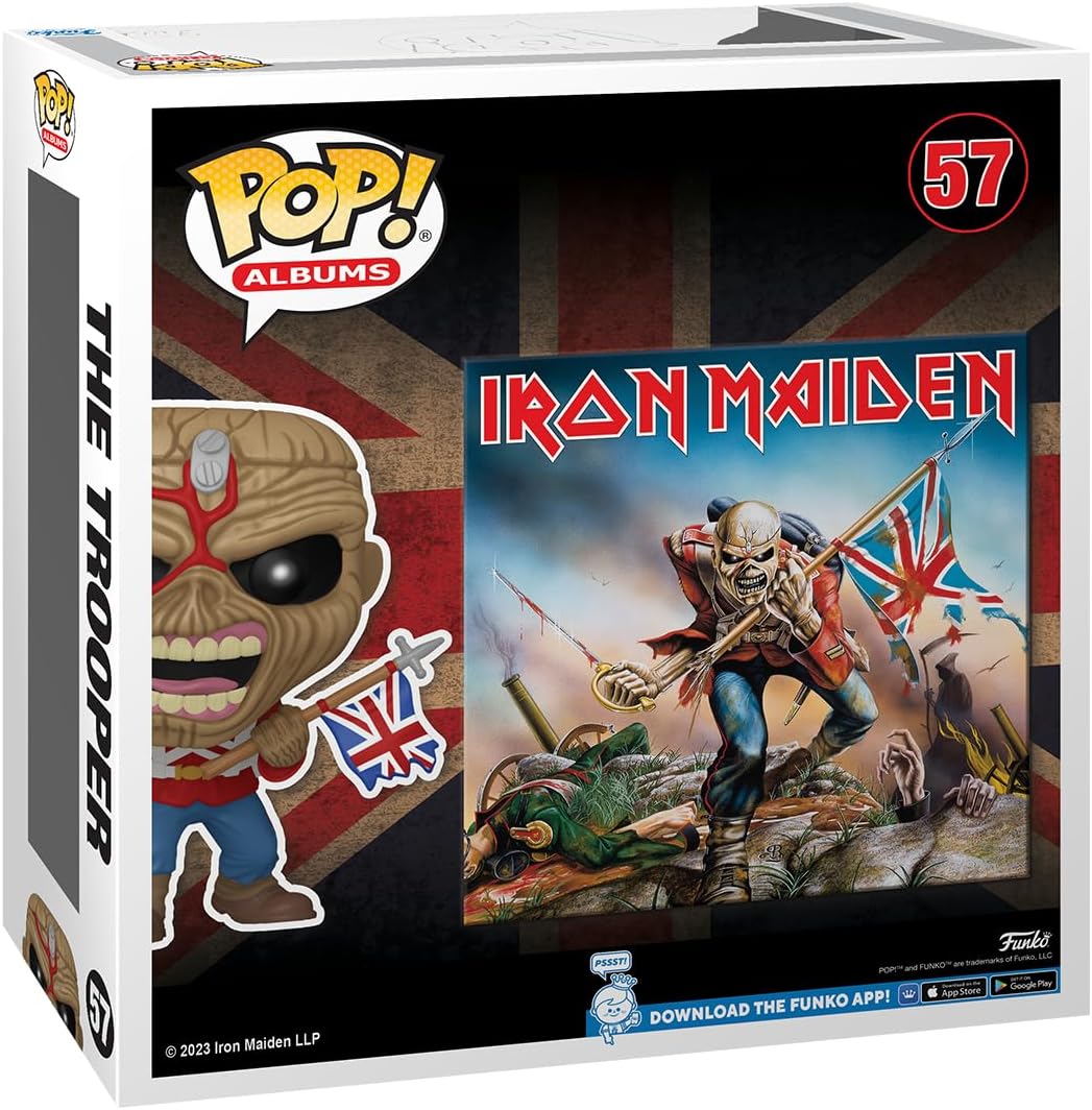 Funko POP! Albums: Iron Maiden - the Trooper - Collectable Vinyl Figure - Gift Idea - Official Merchandise - Toys for Kids & Adults - Model Figure for Collectors and Display