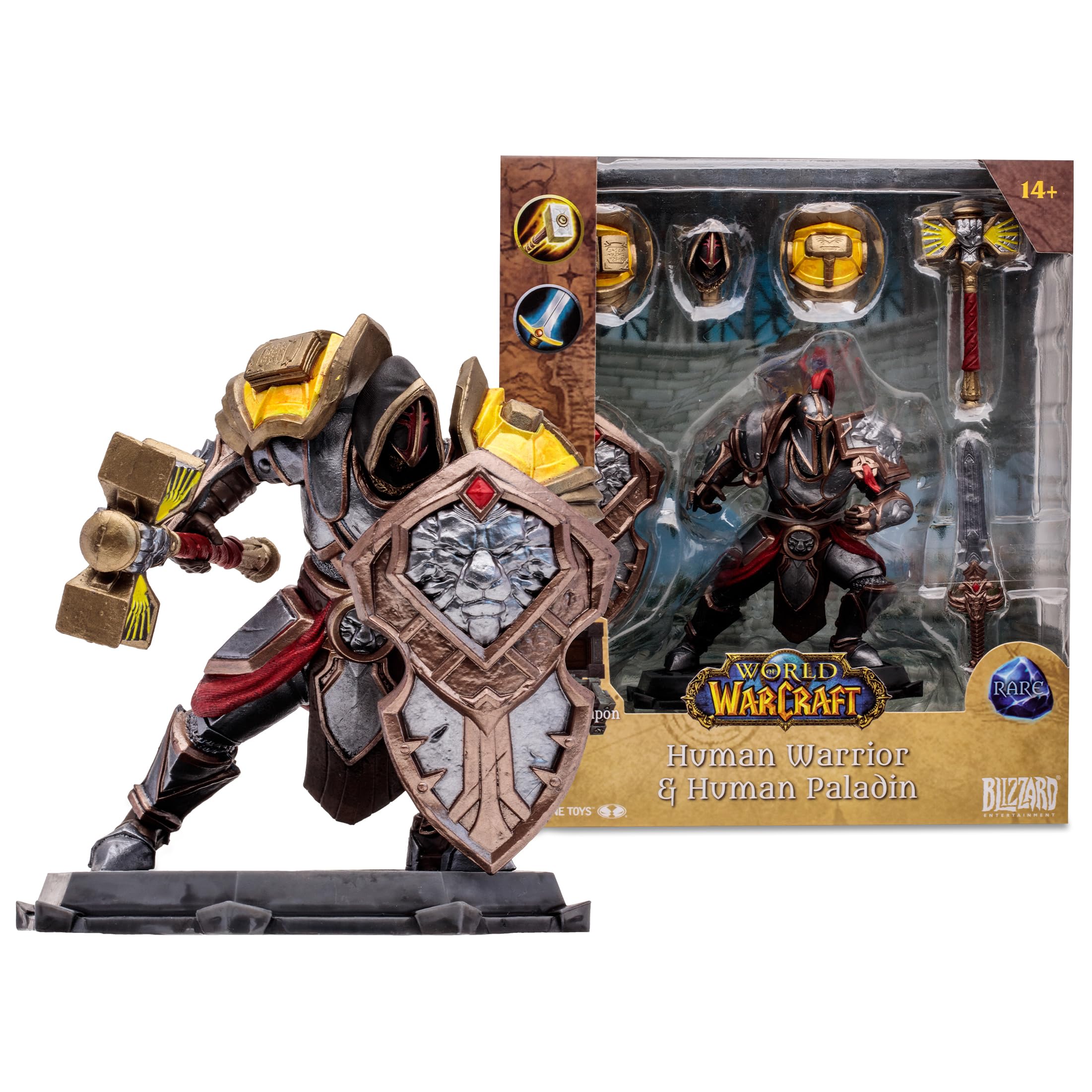 World of Warcraft Actionfigur Human Paladin Warrio