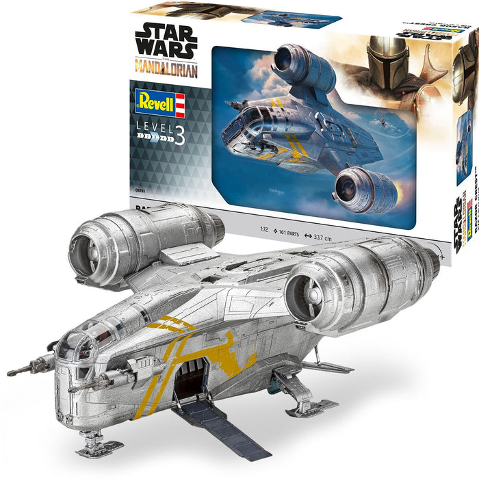 Revell 06781 Star Wars: The Mandalorian Razor Crest™ (Din Djarin) 1:72 Scale Unbuilt/Unpainted Plastic Model Kit