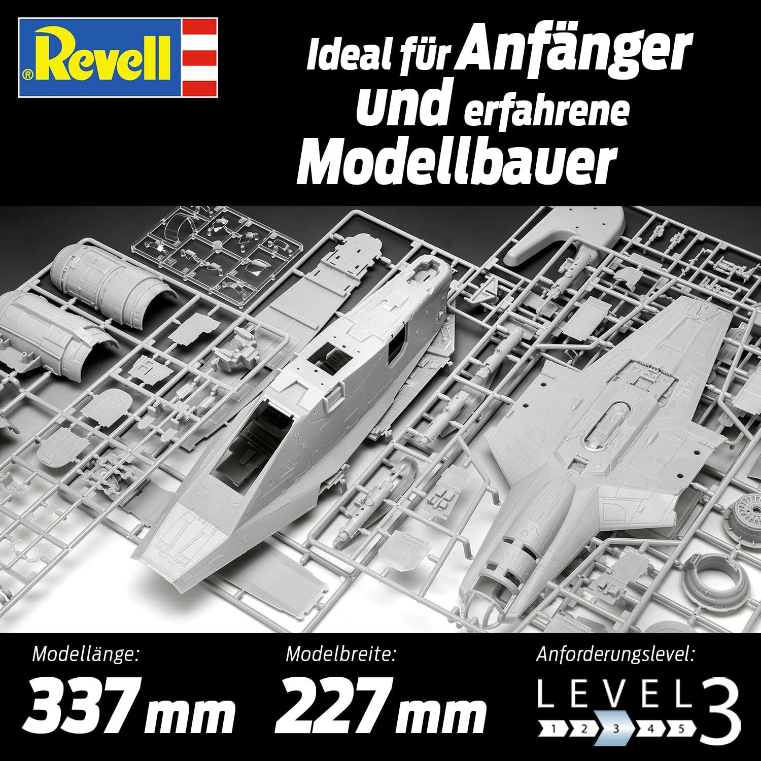 Revell 06781 Star Wars: The Mandalorian Razor Crest™ (Din Djarin) 1:72 Scale Unbuilt/Unpainted Plastic Model Kit