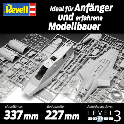 Revell 06781 Star Wars: The Mandalorian Razor Crest™ (Din Djarin) 1:72 Scale Unbuilt/Unpainted Plastic Model Kit