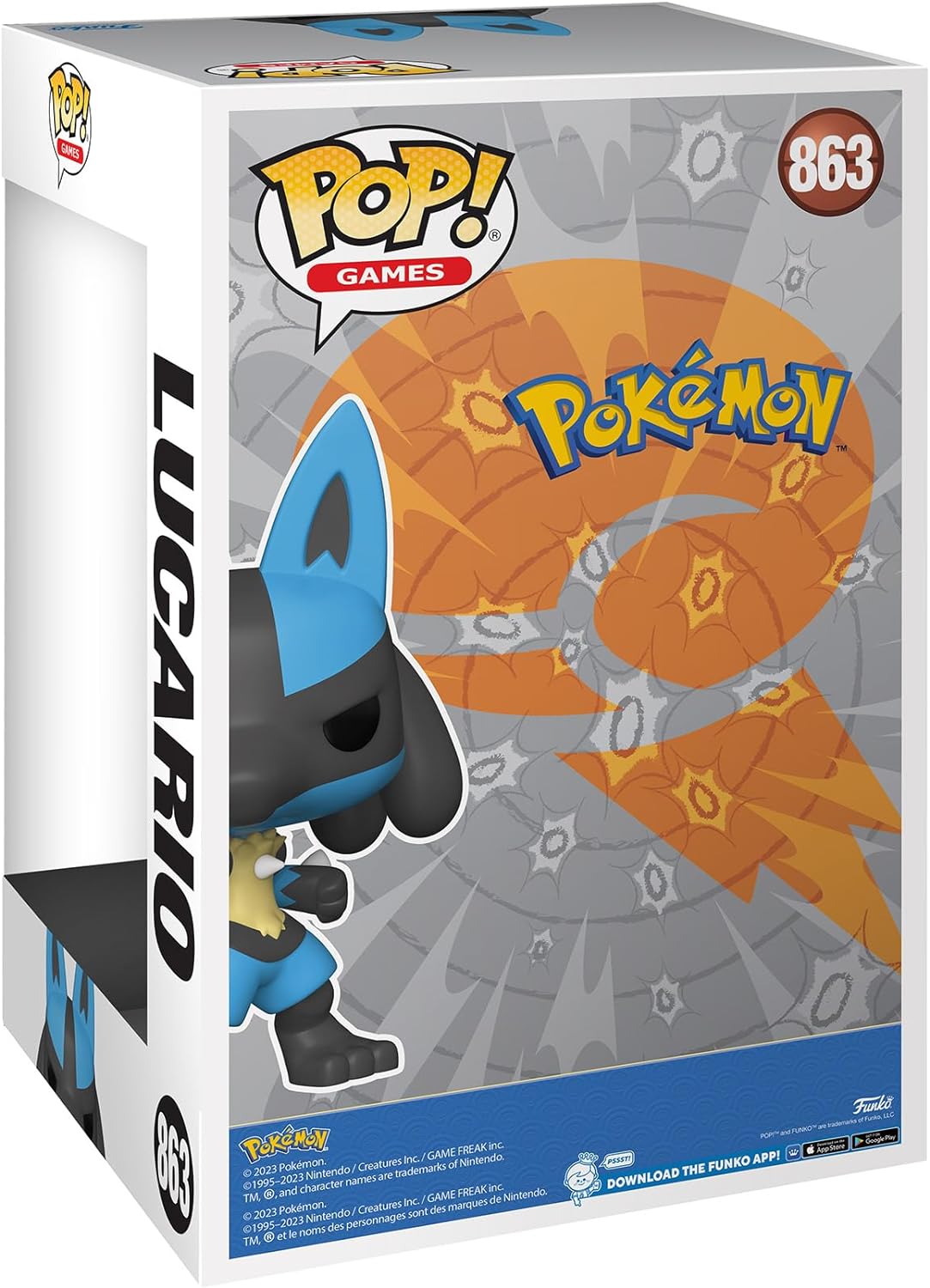 Funko POP! Jumbo: Pokemon - Lucario - Collectable Vinyl Figure - Gift Idea - Official Merchandise - Toys for Kids & Adults - Video Games Fans - Model Figure for Collectors and Display