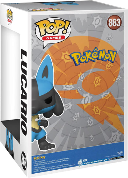 Funko POP! Jumbo: Pokemon - Lucario - Collectable Vinyl Figure - Gift Idea - Official Merchandise - Toys for Kids & Adults - Video Games Fans - Model Figure for Collectors and Display