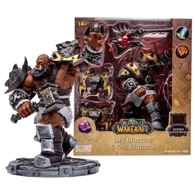 McFarlane - World of Warcraft - 1:12 Posed Figure - Orc: Shaman/Warrior (Epic