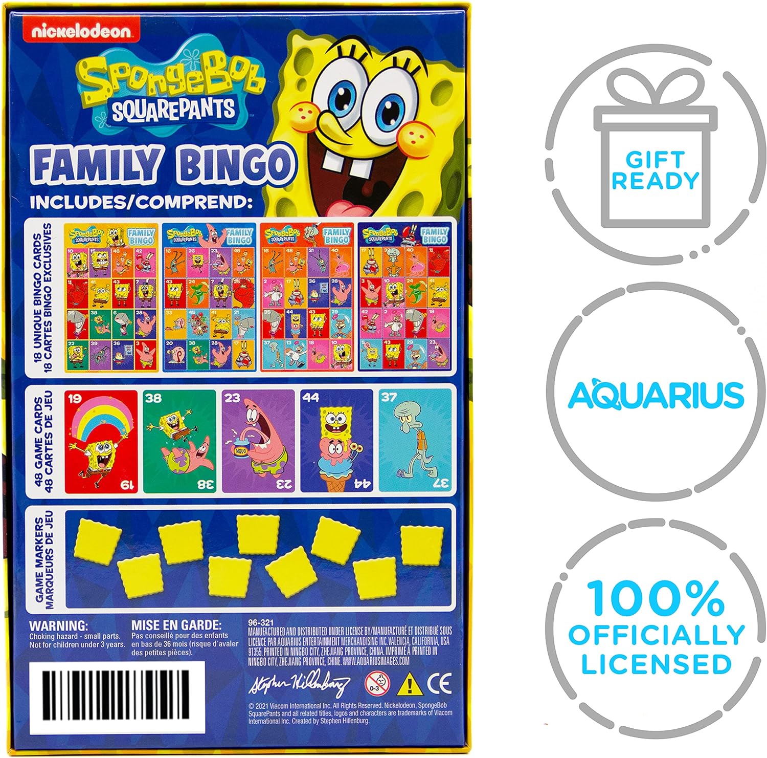 SpongeBob SquarePants Family Bingo | 2-18 Players