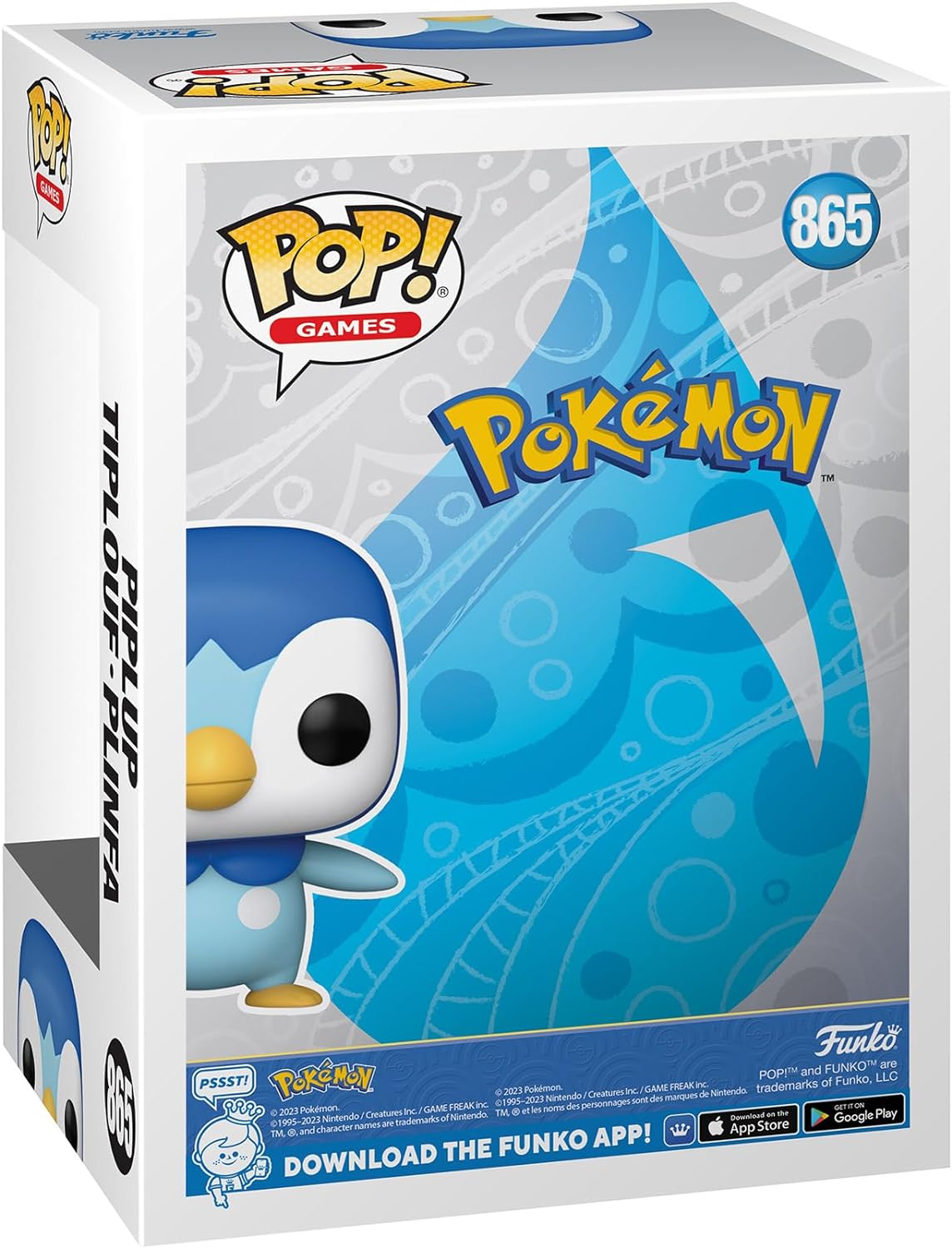 Funko POP! Games: Pokemon - Piplup - Collectable Vinyl Figure - Gift Idea - Official Merchandise - Toys for Kids & Adults - Video Games Fans - Model Figure for Collectors and Display