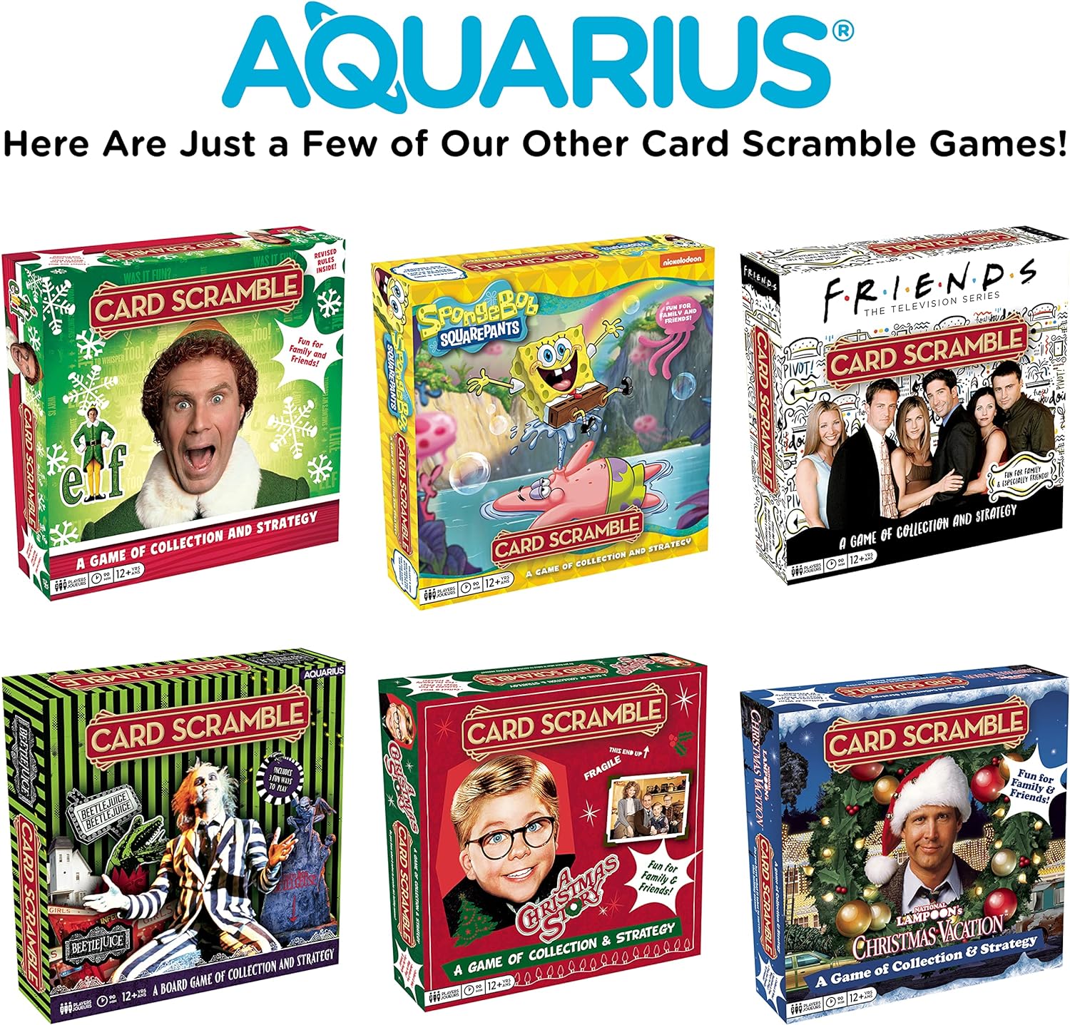 AQUARIUS - Rick and Morty Card Scramble Board Game