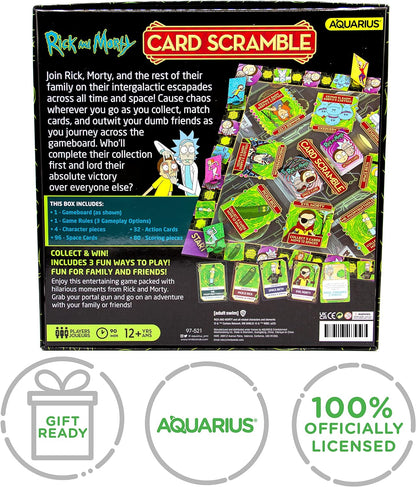 AQUARIUS - Rick and Morty Card Scramble Board Game