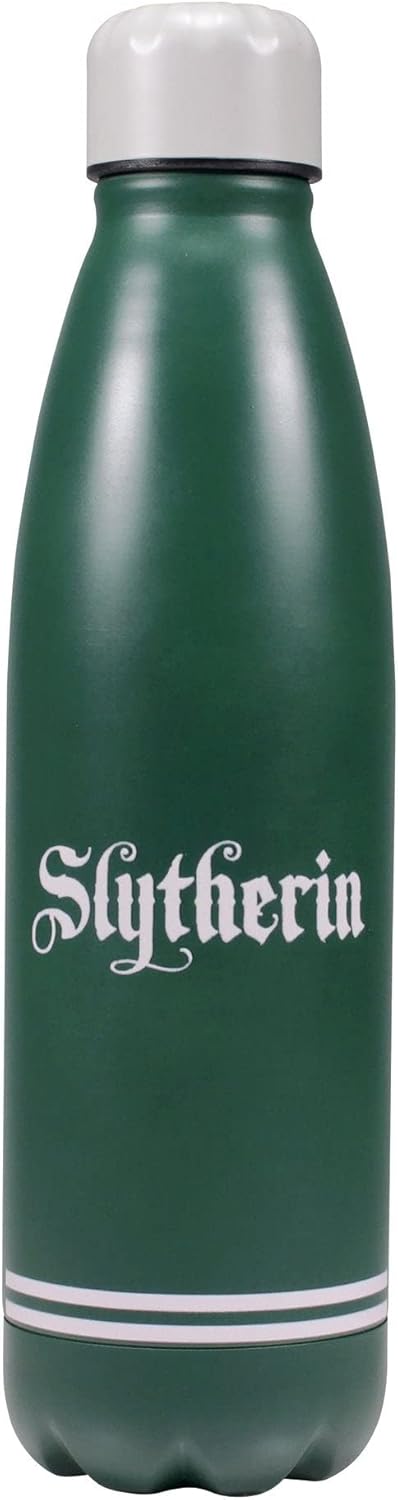 Harry Potter - Water Bottles - Harry Potter Metal Water Bottle - Slytherin House Pride