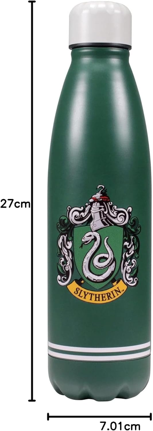 Harry Potter - Water Bottles - Harry Potter Metal Water Bottle - Slytherin House Pride
