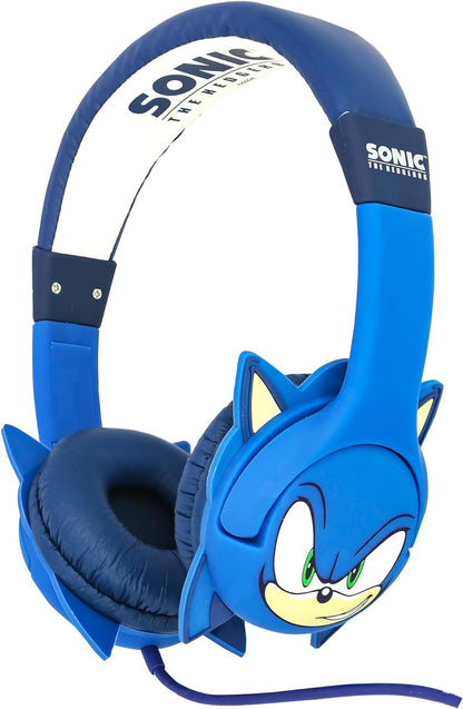 OTL Technologies SH1179 Sonic the Hedgehog Kids Wired Headphones - Blue