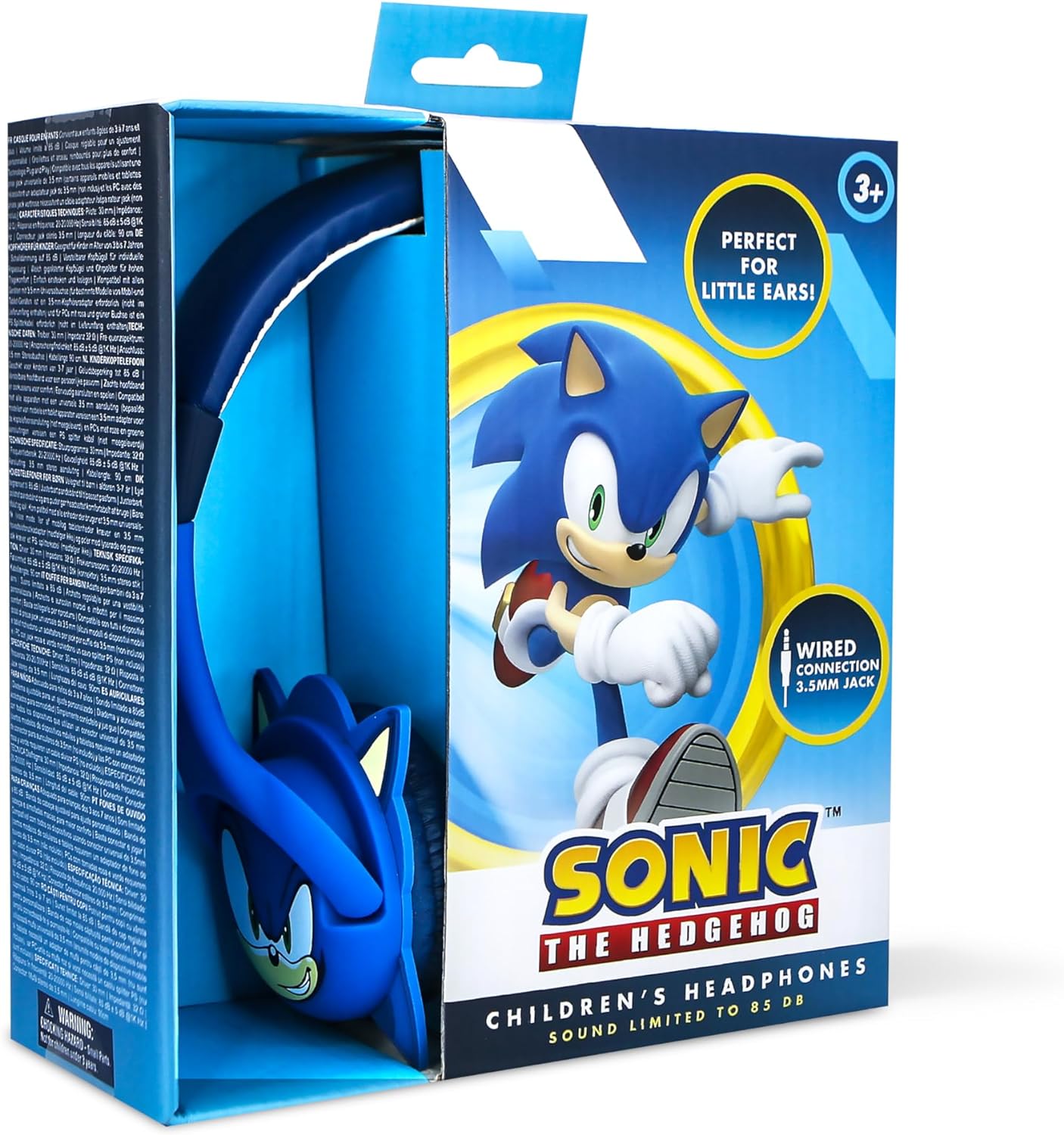 OTL Technologies SH1179 Sonic the Hedgehog Kids Wired Headphones - Blue