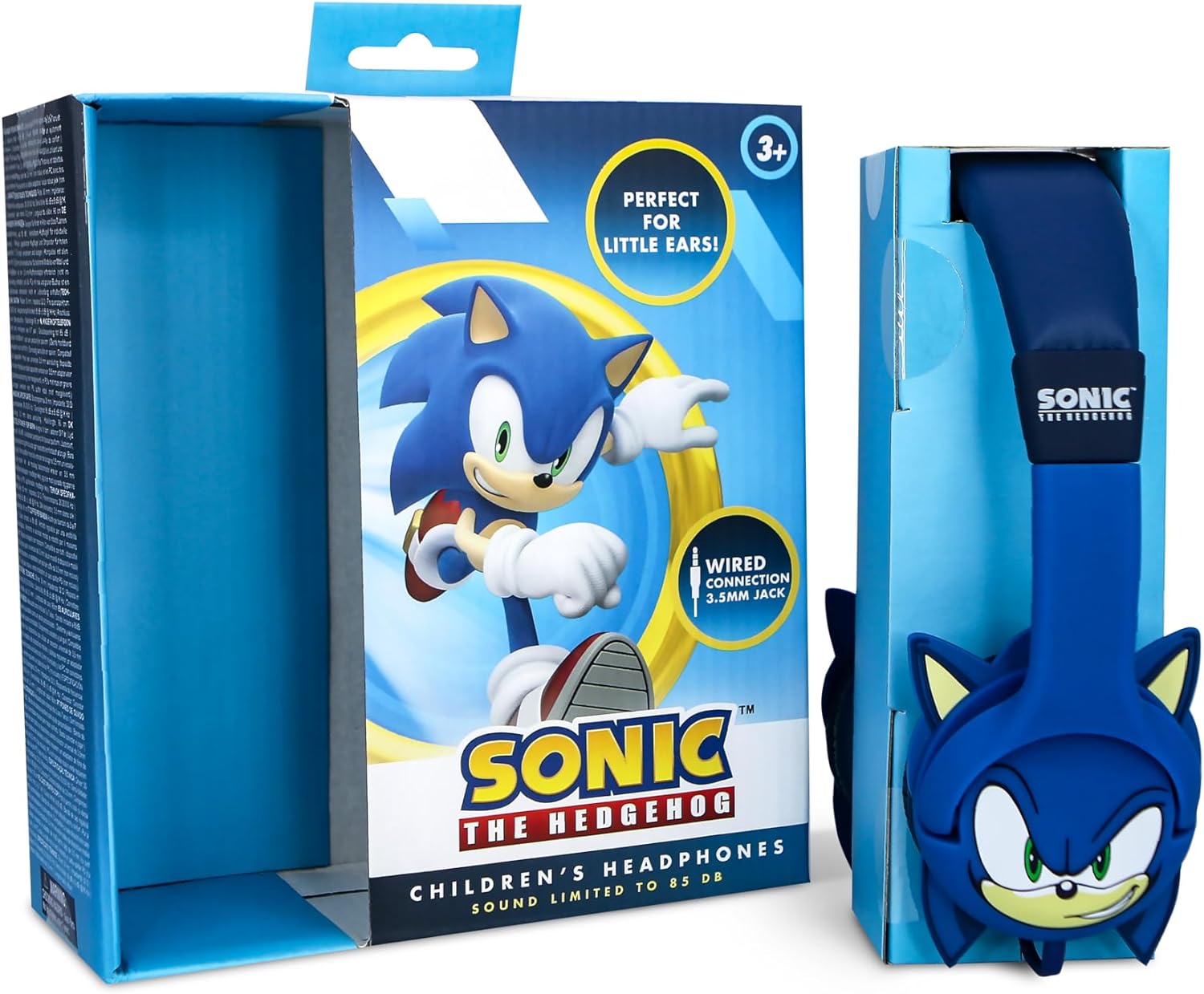 OTL Technologies SH1179 Sonic the Hedgehog Kids Wired Headphones - Blue