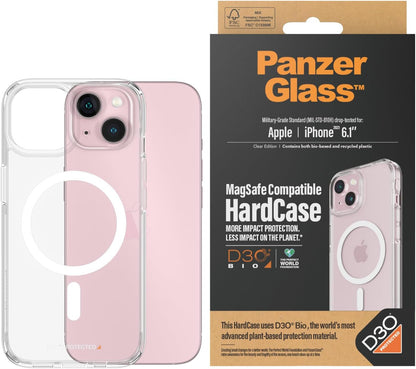 PanzerGlass™ HardCase MagSafe Compatible mit D3O iPhone 15