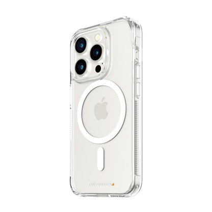 PanzerGlass Apple iPhone 15 Pro (6.1 Inch) HardCase MagSafe Compatible - Transparent (1181), Antibacterial, 3X Military Standard, Scratch-Resistant, 2 Years