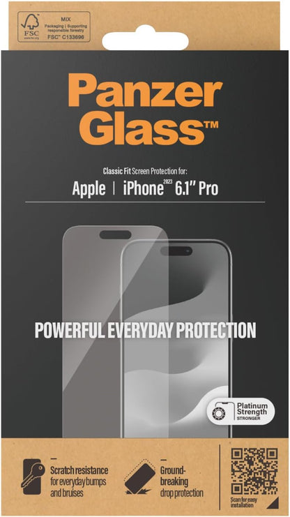 PanzerGlass Classic Fit Protection d'écran transparent Apple 1 pièce(s