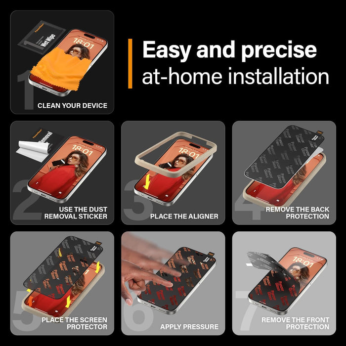 PanzerGlass Ultra Wide Fit Privacy Protection d'écran transparent Apple 1 pièce(s