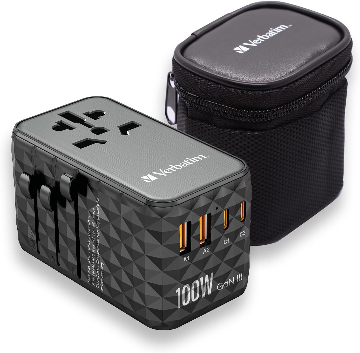 Verbatim - Gan Iii Universal Travel Adapter Uta-05 Pd65W Qc 4+