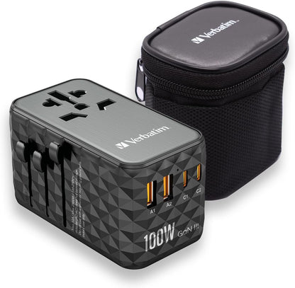 Verbatim - Gan Iii Universal Travel Adapter Uta-05 Pd65W Qc 4+